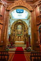 Innenansicht der Igreja de Santo Ildefons in Porto/Portugal