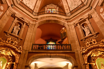 Innenansicht der Igreja de Santo Ildefons in Porto/Portugal