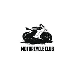 vehicle illustration type logo image, logo designs with black color for motorcycle club