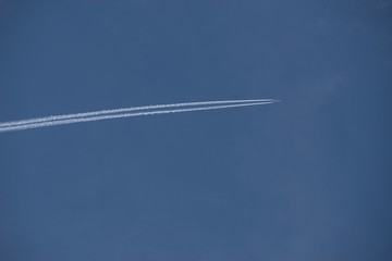 airplane in the sky