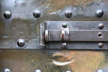 Iron door bolt
