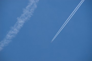 airplane in the sky