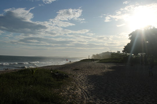 Paisagem praia do pecado Maca&eacute;  R J