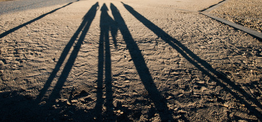sombras de 4 personas © Raquel