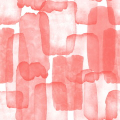 Abstract hand drawn watercolor seamless pattern. Hand painted brush strokes background.