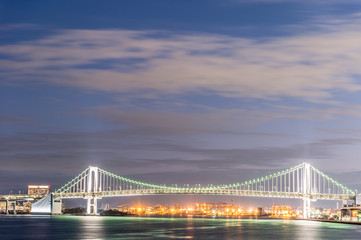 東京都港区竹芝から見た東京の夜景
