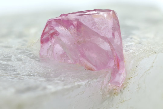 ruby in calcite matrix from Dattaw Mine, Myanmar 
