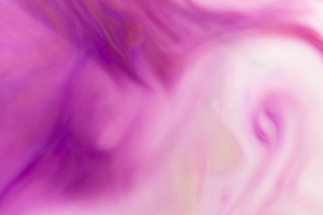 Fototapeta premium Macro universe, acrylic multi-colored paints, amazing texture, paints in water.