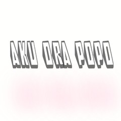 the logo with my writing ora popo has a white color with a white background
