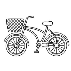 Fototapeta na wymiar icon of bicycle 