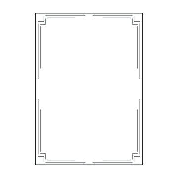 abstract fraime, decorative ornamental frame, original design