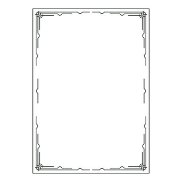 abstract fraime, decorative ornamental frame, original design