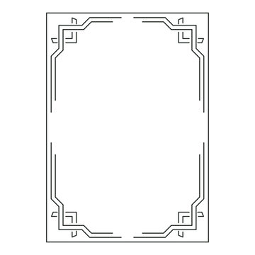 abstract fraime, decorative ornamental frame, original design