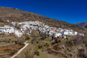 Trevelez in La Alpujarra Granadina, Sierra Nevada, Spain.