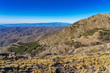 Alto de Velefique in Sierra de Los Filabres, Almeria, Andalusia, Spain