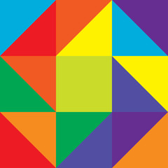 geometric abstract background, poster design, simple shapes in complex geometric form