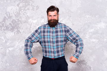 Charisma concept. Taking care of facial hair. Hair care. Best beard design shape facial hair....