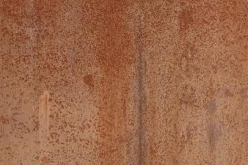rust texture on a metal plate