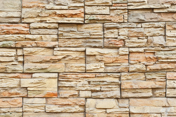 Old brick wall. Masonry of red brick closeup.