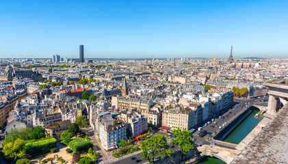 Obraz premium Paris top view