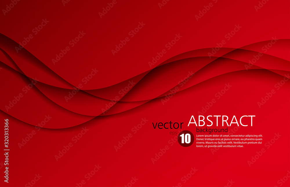 Wall mural Abstract colorful vector background, color flow liquid wave for design brochure, website, flyer. .