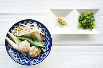 豆乳肉団子鍋