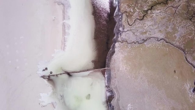 Bird'sEyeView in Tunupa Volcano, Uyuni, Bol&iacute;via