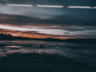 Obraz premium sunset over sea