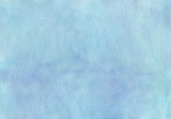 Gentle blue watercolor background.