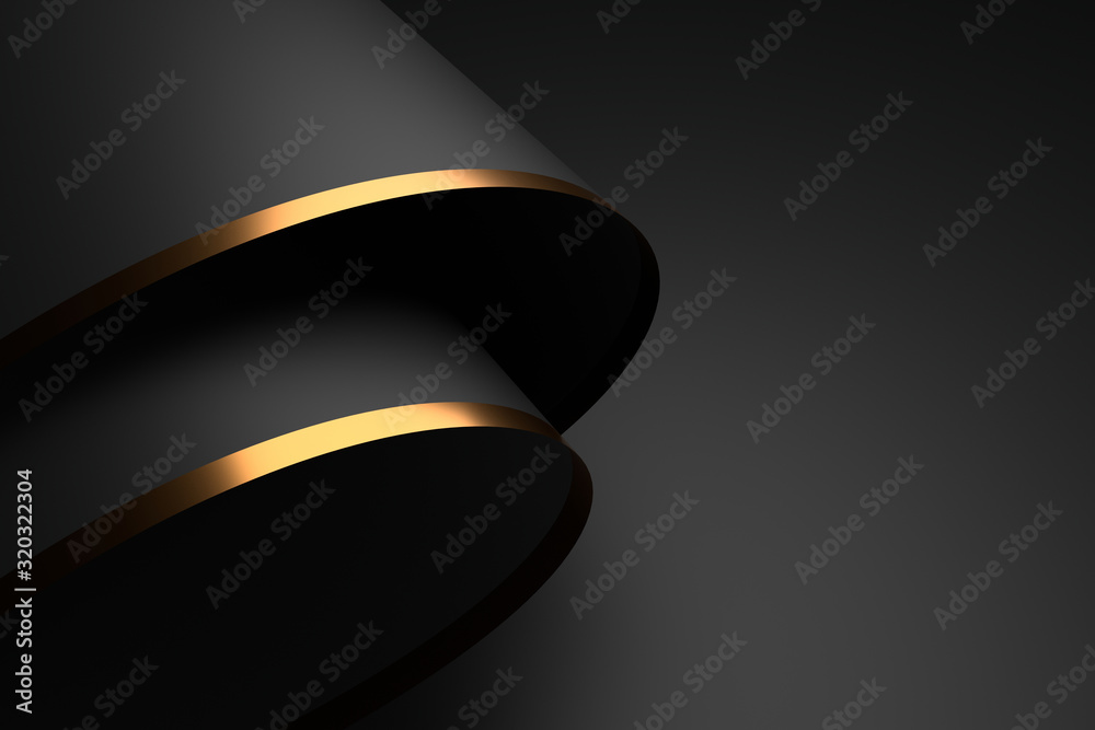 Wall mural abstract background with luxury concepts. 3d rendering.