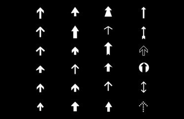 A large collection of vector arrows