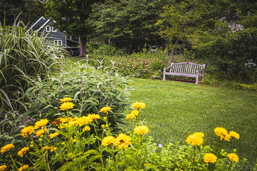  typical American house with garden - Michigan USA