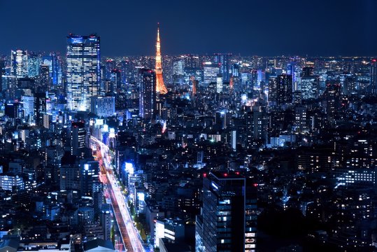 東京の夜景 © Goryu