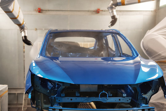 Production line of automobile plant, painting shop