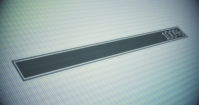 Load loading bar progress no text retro style pixelated gray screen animation