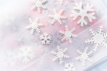 Fondant snowflake shapes