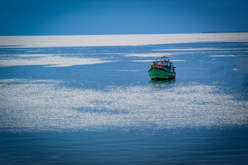 boat on the sea