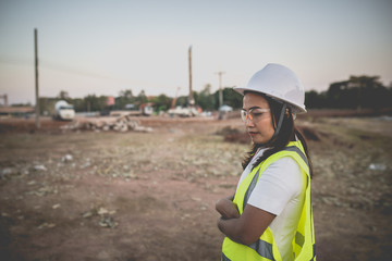 Stress engineer female fail from work,Thailand people