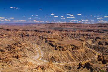 Fish River canyon, second largest canyon in the world, Namibia, Africa
