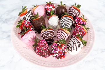 Chocolate dipped strawberries