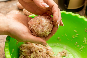 Cooking chops at home