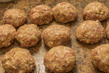 Cutlets before roasting