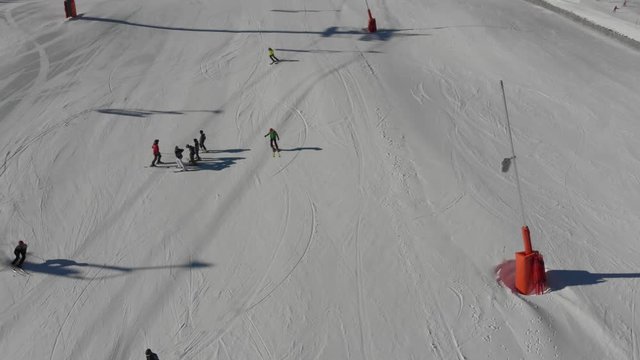 Arinsal Ski Resort, Andorra - Fallow  Ski Track, Dolly Out