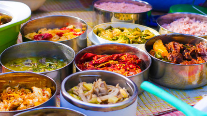 Spicy food in Bhutan - obrazy, fototapety, plakaty