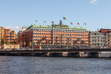  Grand Hotel, a five-star hotel in Stockholm.