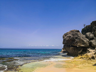 Beautiful beach in the south of Bali, Indonesia.