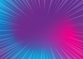 Neon pop art comics gradient radial background