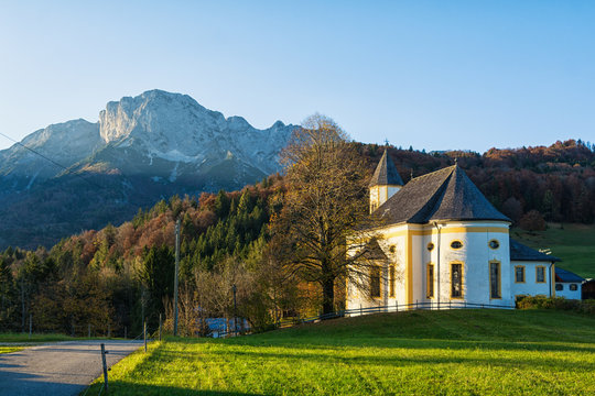 Die Wallfahrtskirche Mari&auml; Heimsuchung in Marktschellenberg