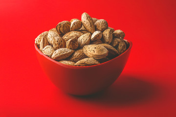 Healthy Almond Nuts in shells 