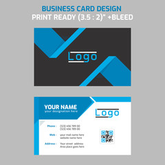 creative business card design modern layout double sided
